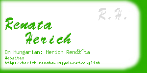 renata herich business card